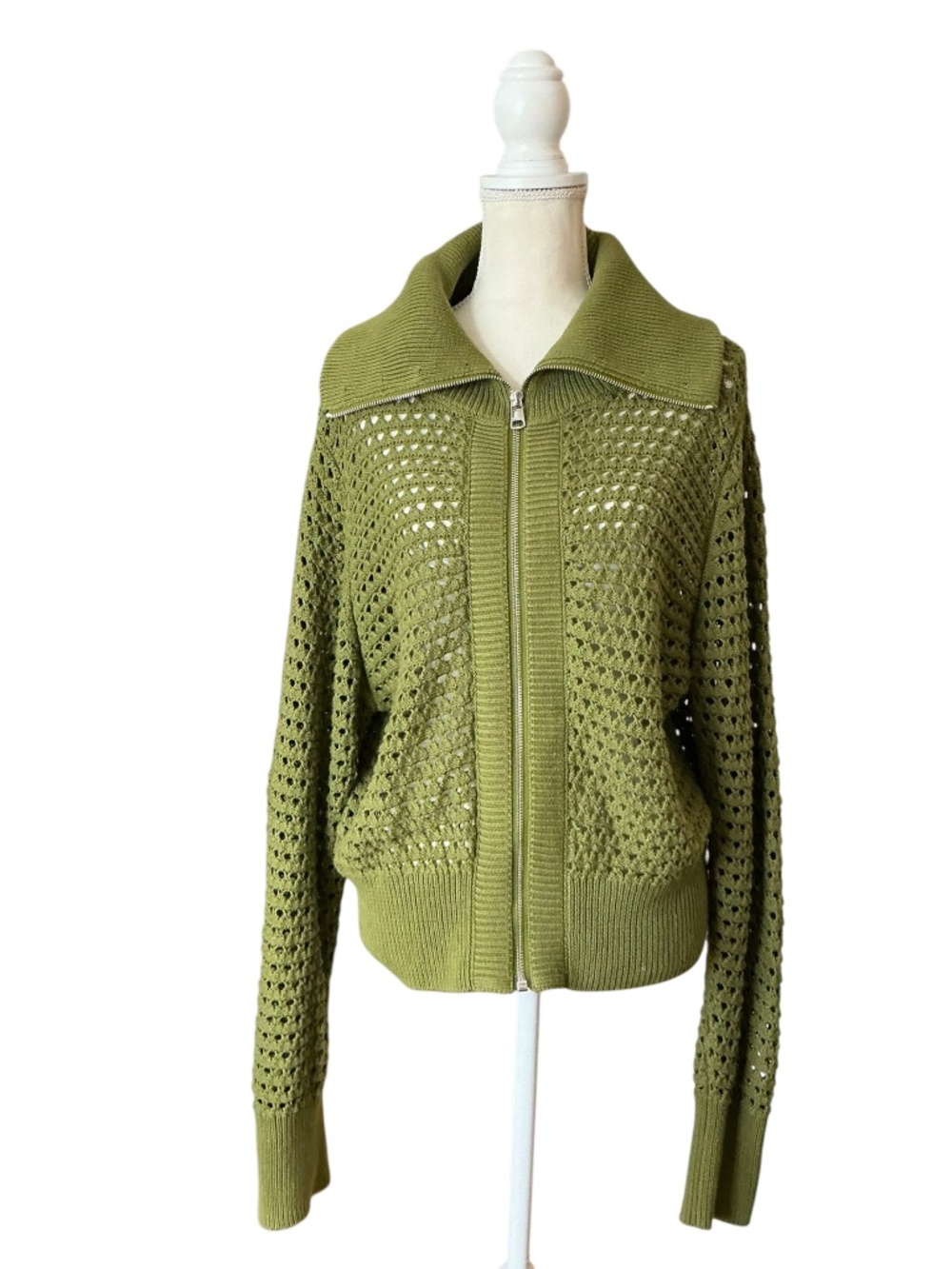 Varley Eloise Full Zip Knit Sweater Jacket